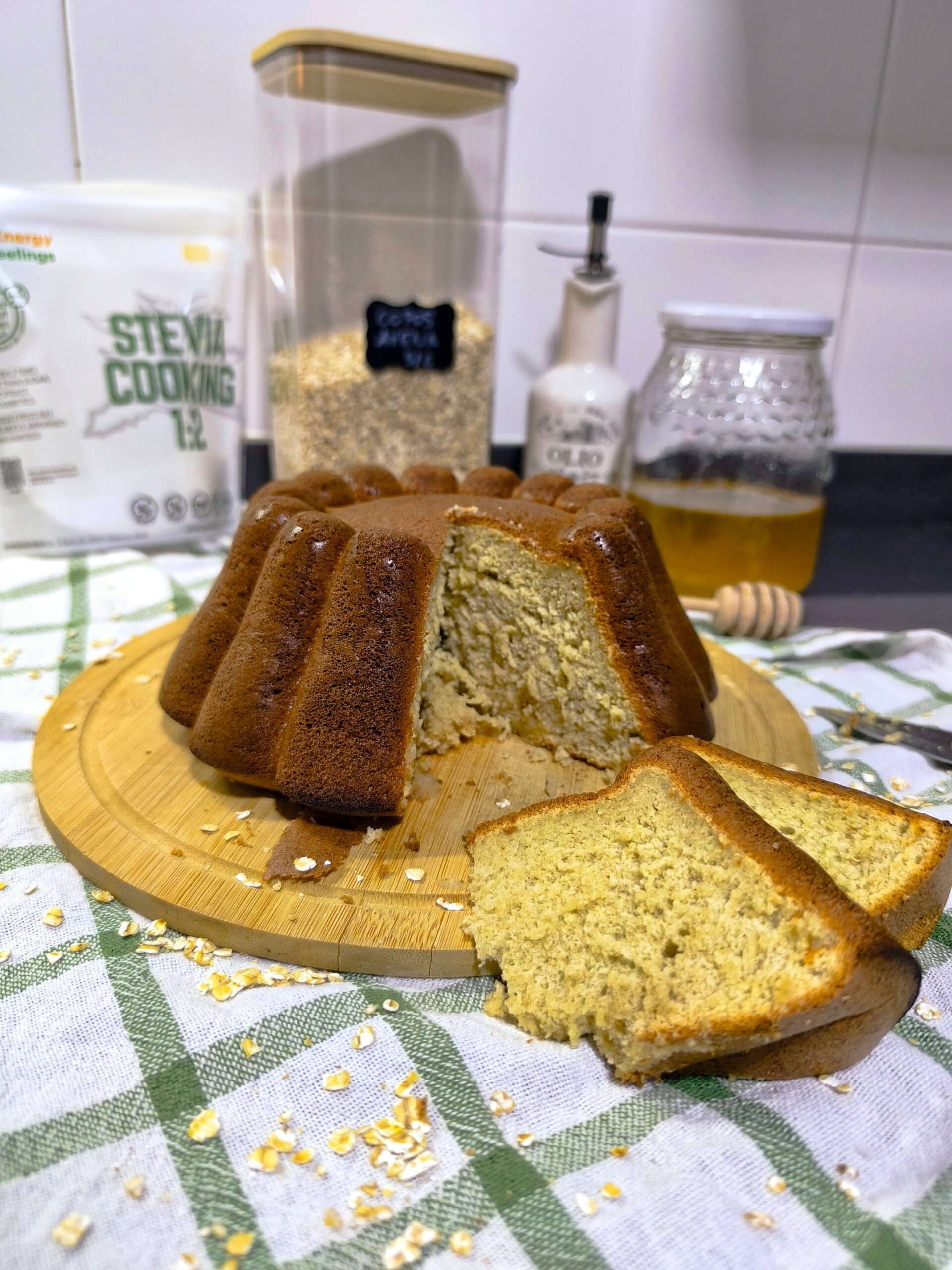 Bundt cake de Avena y Miel hecho en casa (1)