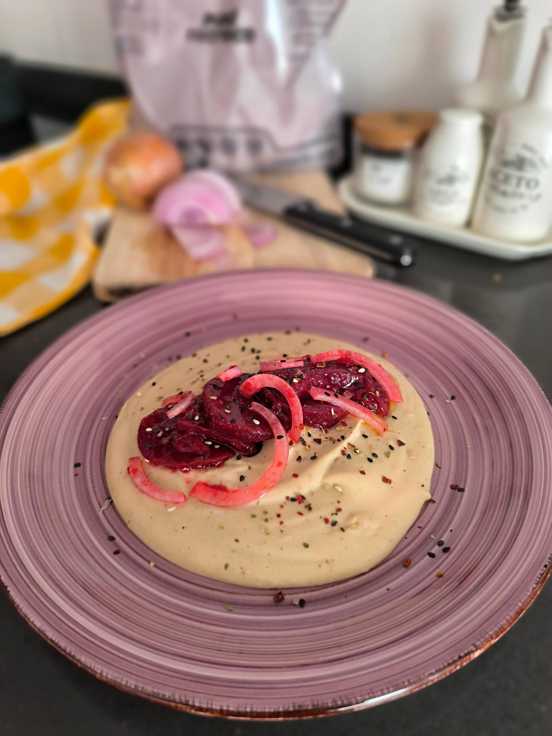 Pure proteico Greentahr con remolacha